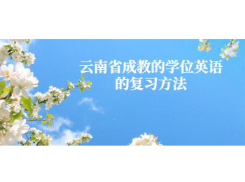云南省成教學(xué)位英語