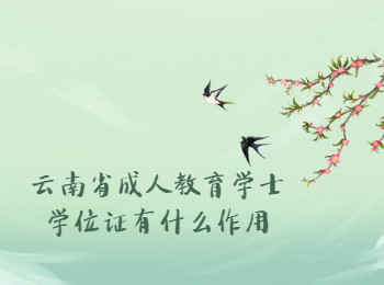 云南省成人教育學(xué)士學(xué)位證